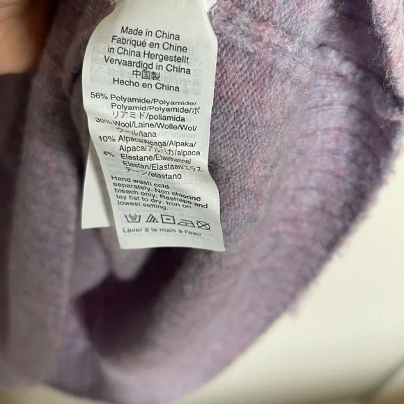 J.Crew Purple Turtleneck Sweater - Picture 4 of 5